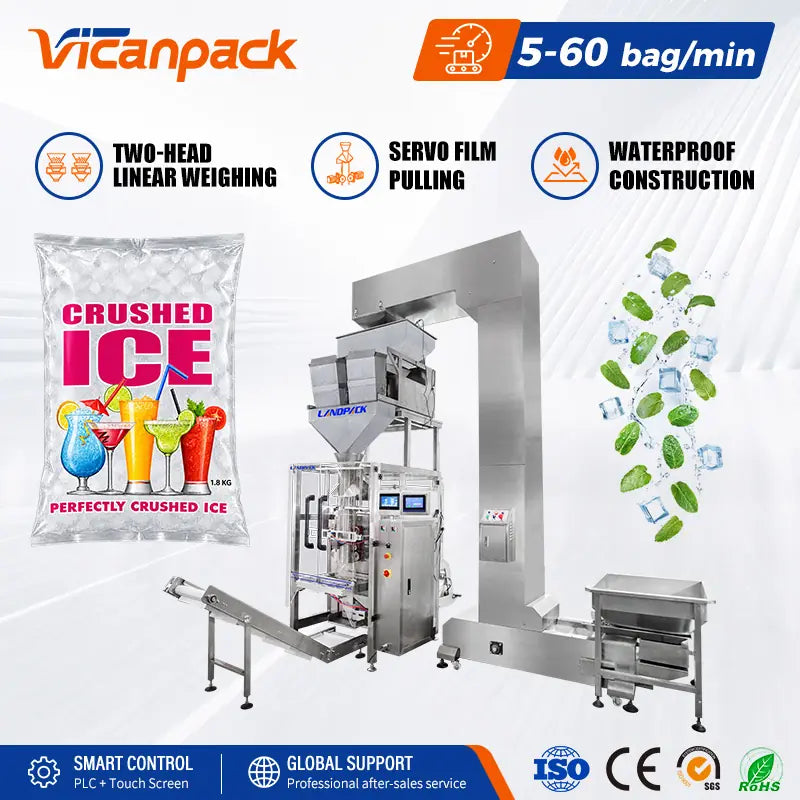 ice cube filling machine