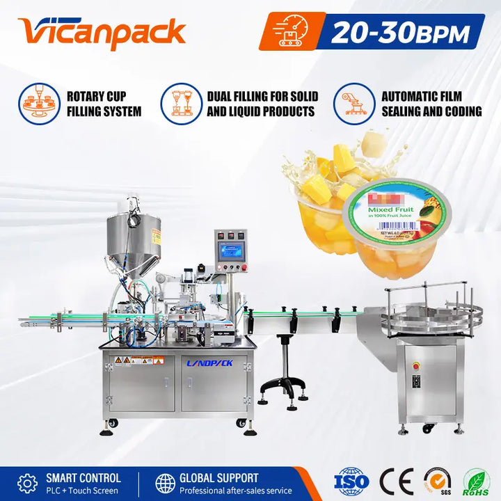 rotary cup sealing machine