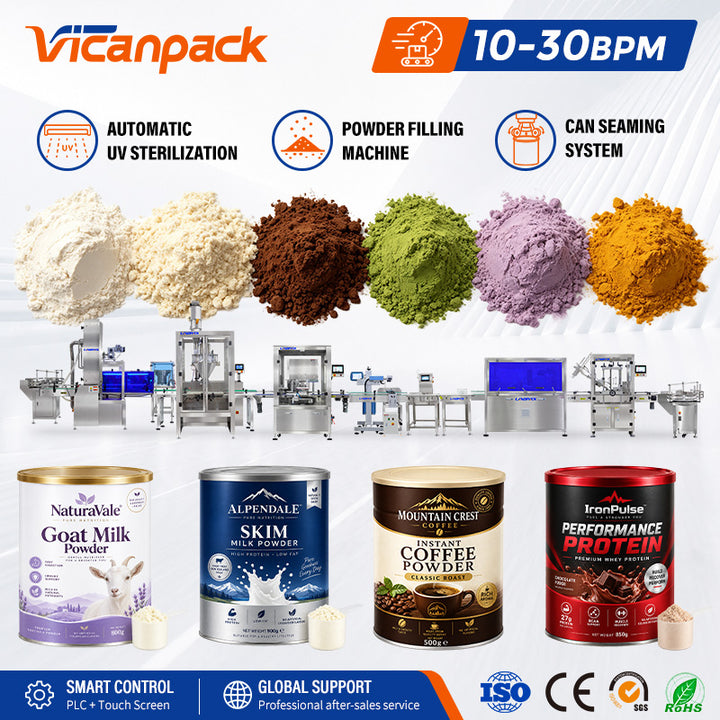 Automatic High Precision Packing Project Milk Powder Filling Line