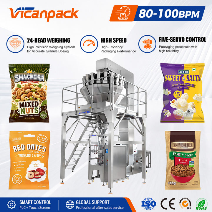 High Speed Automatic Granule Packing Machine Vertical Packaging Machine
