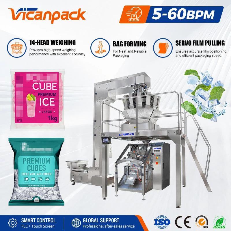 ice cube packing machine