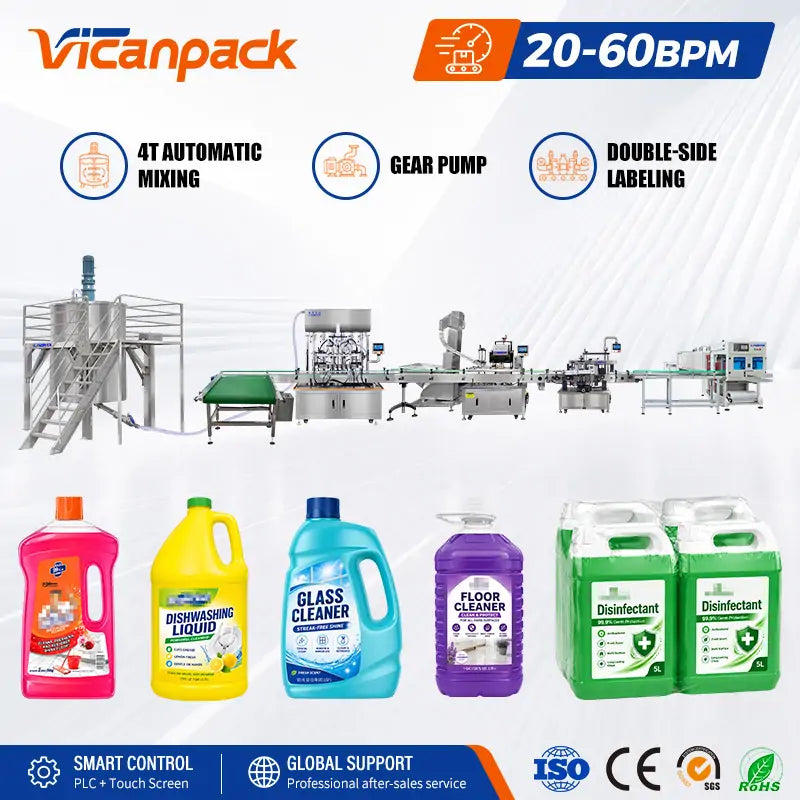 filling labeling capping machine