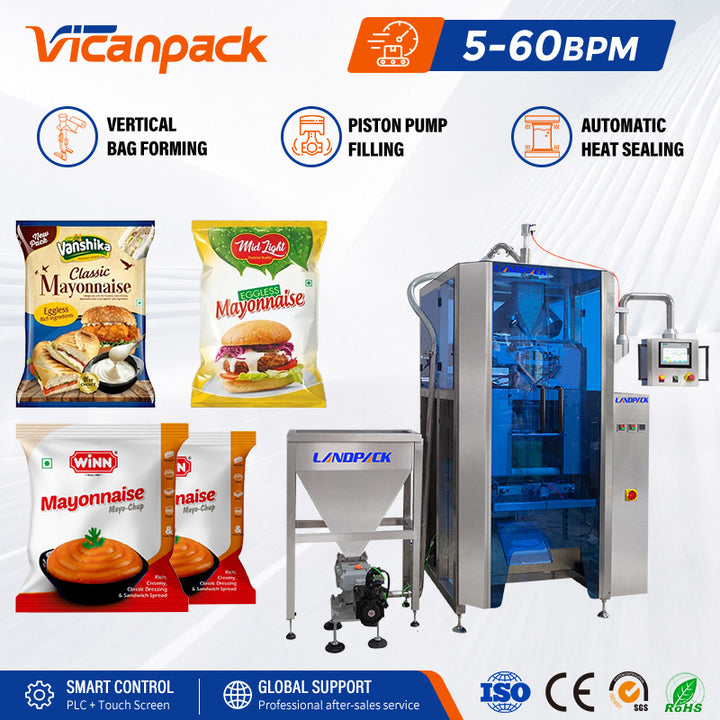 Automatic Mayonnaise Vertical Pouch Packaging Machine