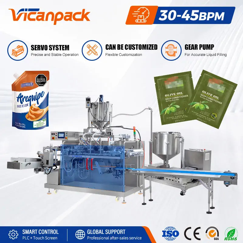spout pouch filling and sealing machine