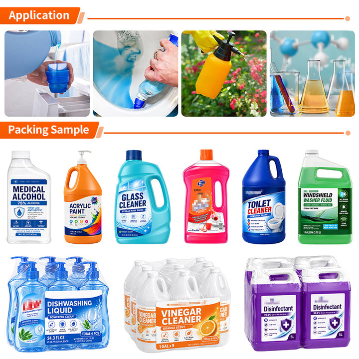 High-Speed Automatic Liquid Filling Capping Labeling Machine With Mixing Tank