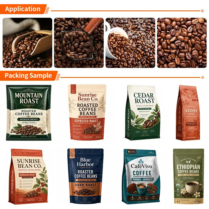 packaging coffee bean machine