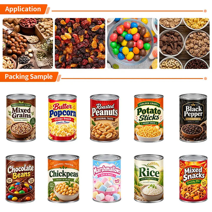 food granule can filling equipment