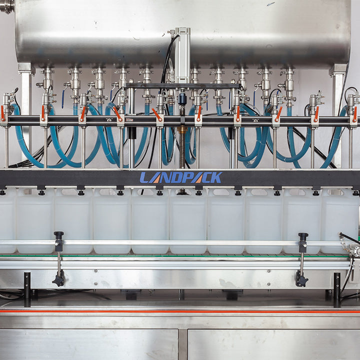 Automatic 10 Heads Liquid Linear Bottle Filling Machine, Liquid Soap Filling Machine