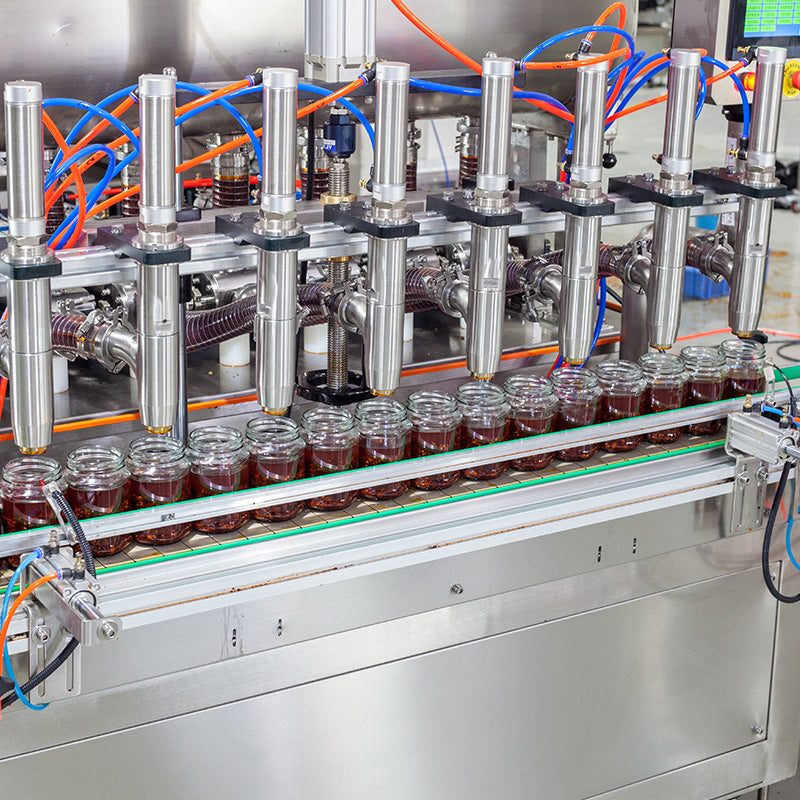 Automatic Tomato Ketchup Filling Capping And Labeling Machine Line