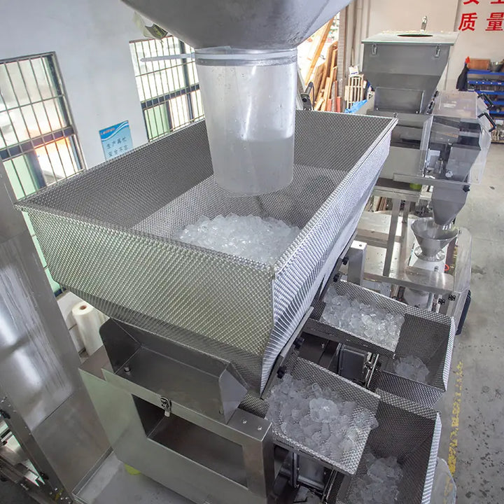 ice cube filling sealing machine