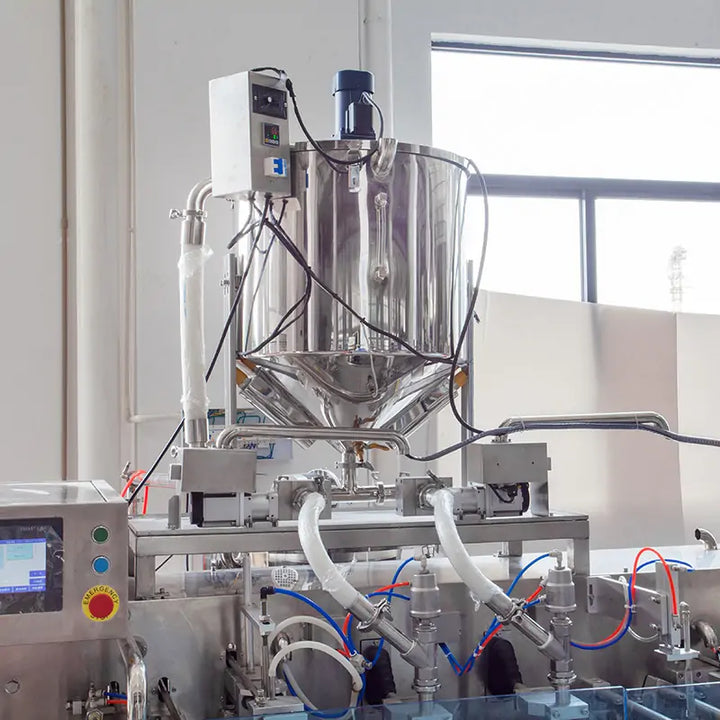 stand up spout pouch filling machine