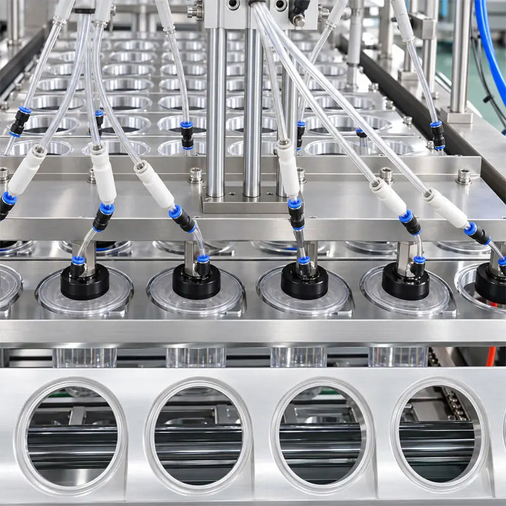 automatic cup filling and sealing machine