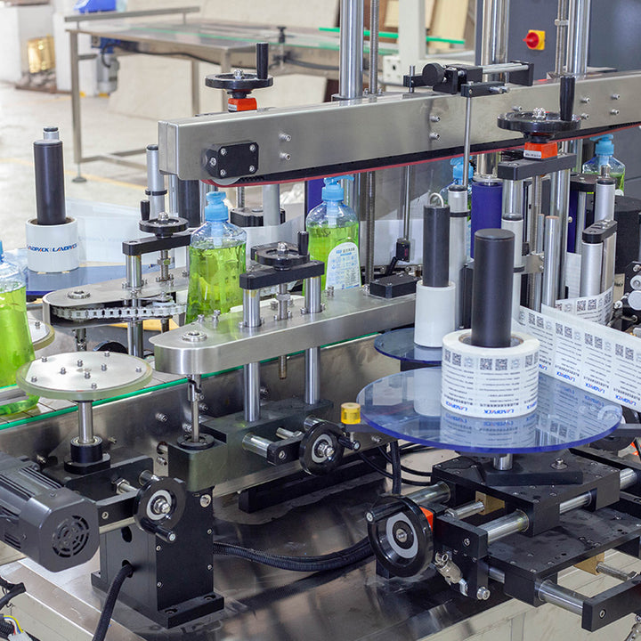 High-Speed Automatic Liquid Filling Capping Labeling Machine With Mixing Tank