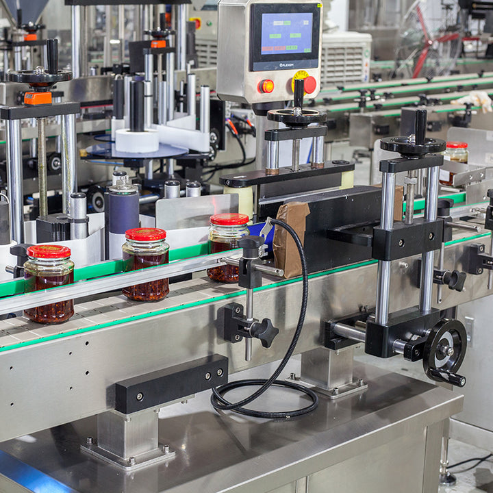 Automatic Tomato Ketchup Filling Capping And Labeling Machine Line