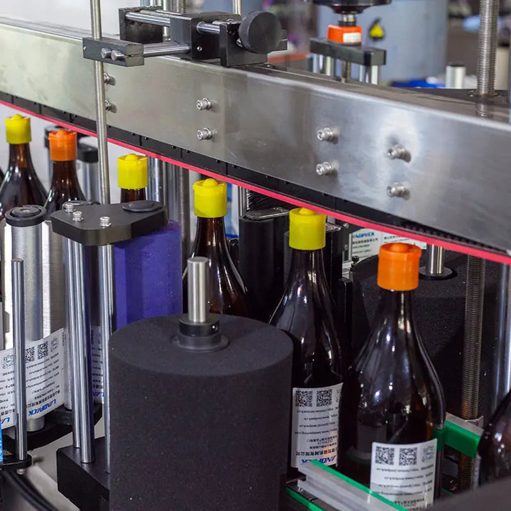 automatic liquid filling capping and labeling machine