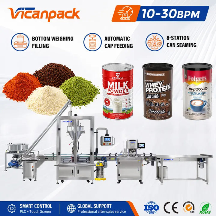 automatic can sealing machine for flour