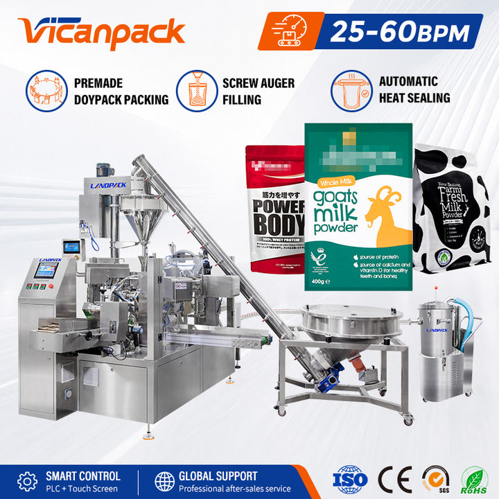 Automatic Milk Powder Doypack Filling Sealing Machine