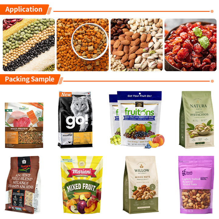 Automatic Rotary Premade Pouch Packing Machine Pet Food Doypack Packaging Machine
