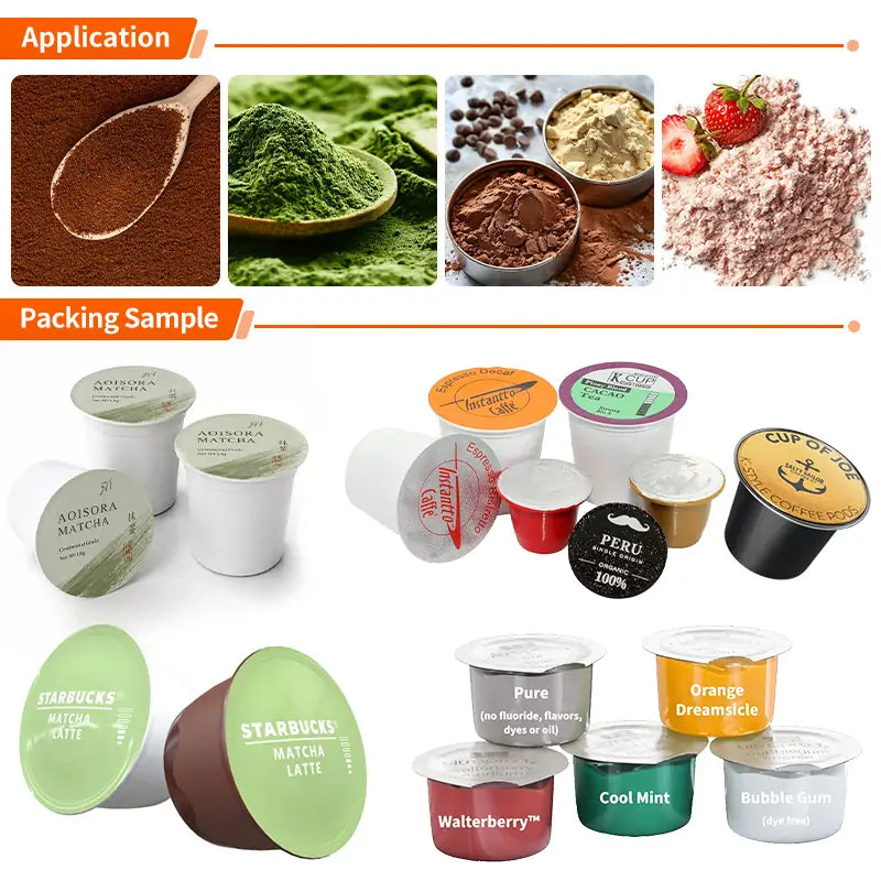 cup filling and sealing machine