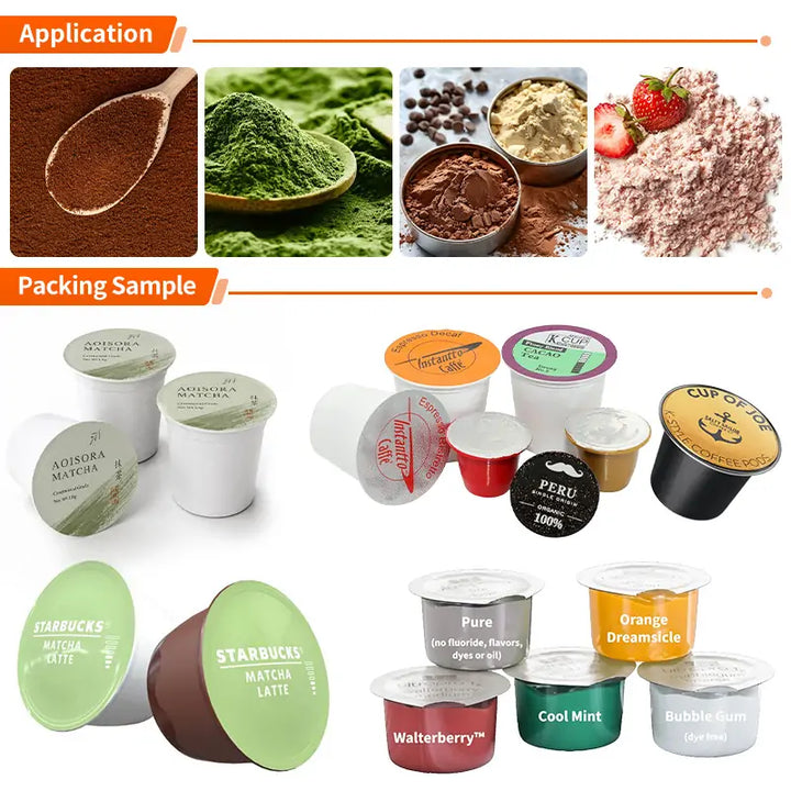 cup filling and sealing machine