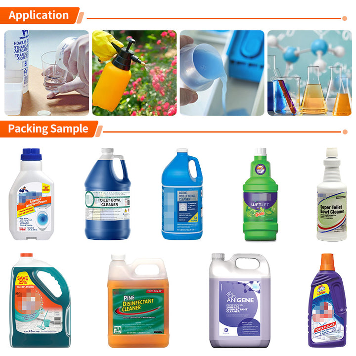Automatic Anti-corrosion Acid Filling Machine Chemical Liquid Bleach Filling Machine
