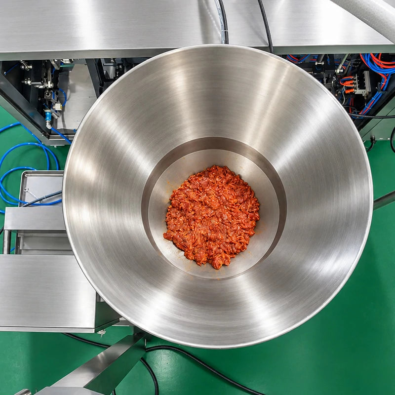 Fully Automatic Cat Strip Minced Meat Pet Food Doypack Premade Pouch Packing Machine