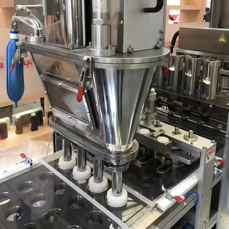 4 Lane K Cup Nespresso Coffee Pods Cup Filling and Sealing Machine For Powder