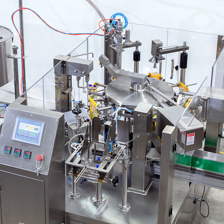 Automated Alcohol Hand Sanitizer Premade Pouch Fill And Seal Machine