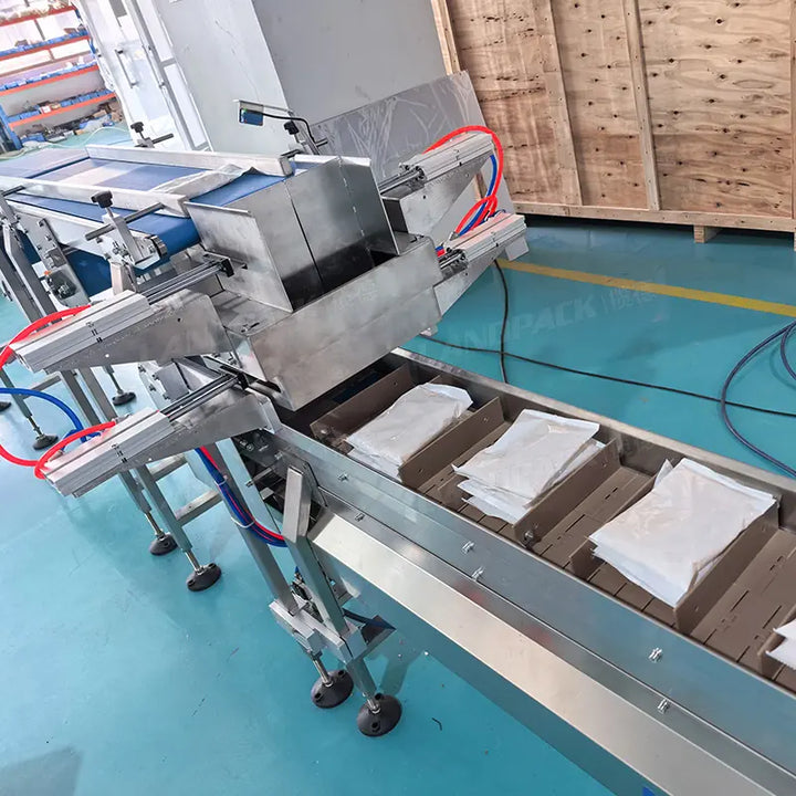 Automatic Bagged Macaroni Counting and Cartoning Packing System