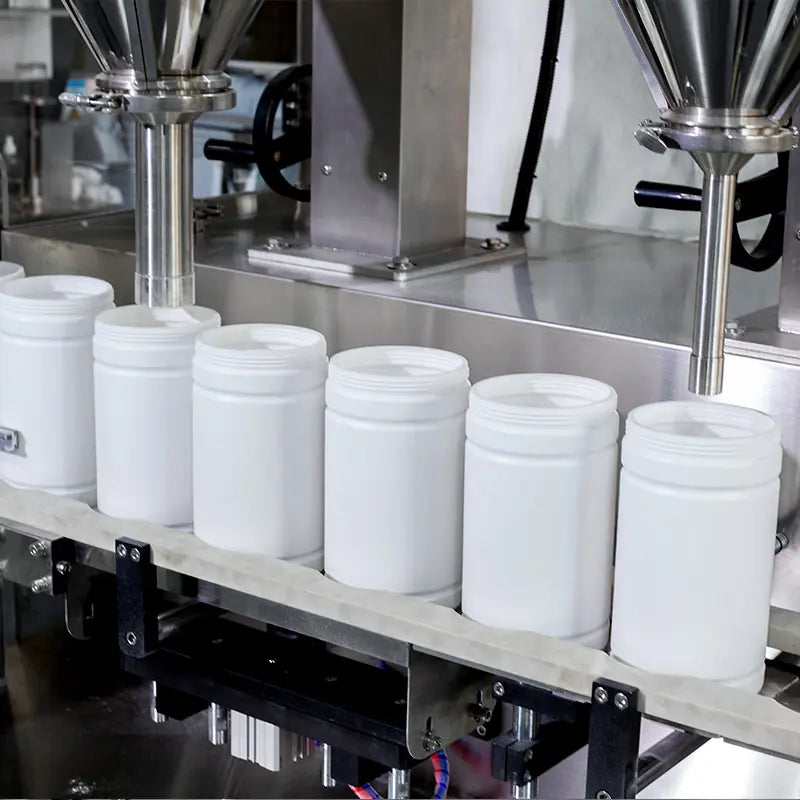 automatic powder bottle filling machine
