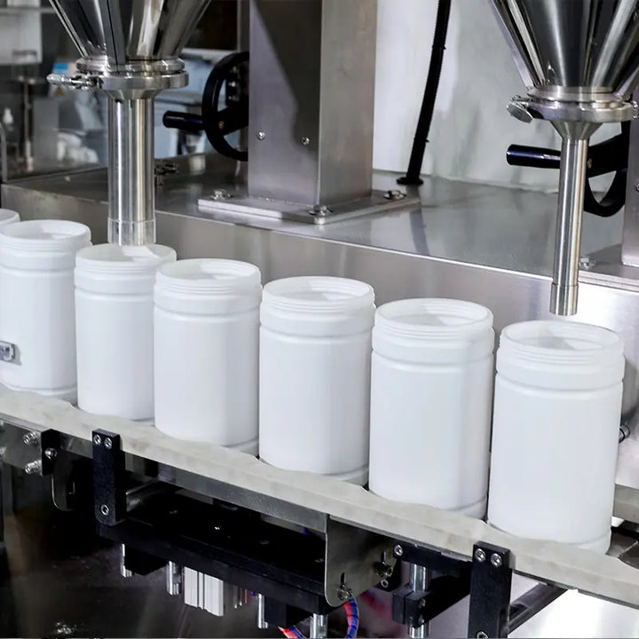 automatic powder bottle filling machine