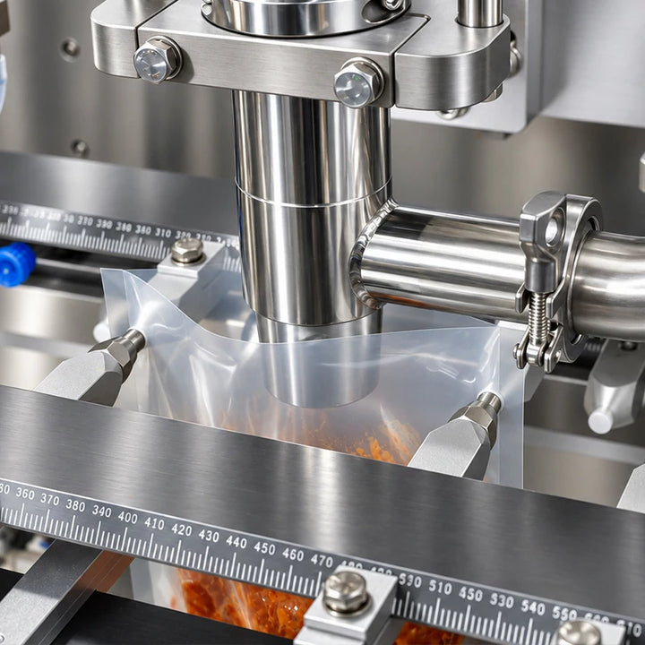 Fully Automatic Cat Strip Minced Meat Pet Food Doypack Premade Pouch Packing Machine