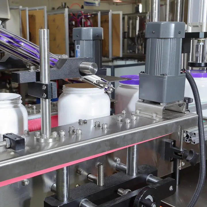 Automatic Powder Bottle Filling Line For Nutrition Powder Collagen Powder Milk Powder
