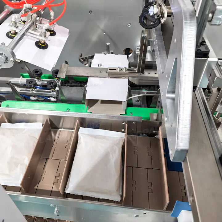 Automatic Bagged Macaroni Counting and Cartoning Packing System
