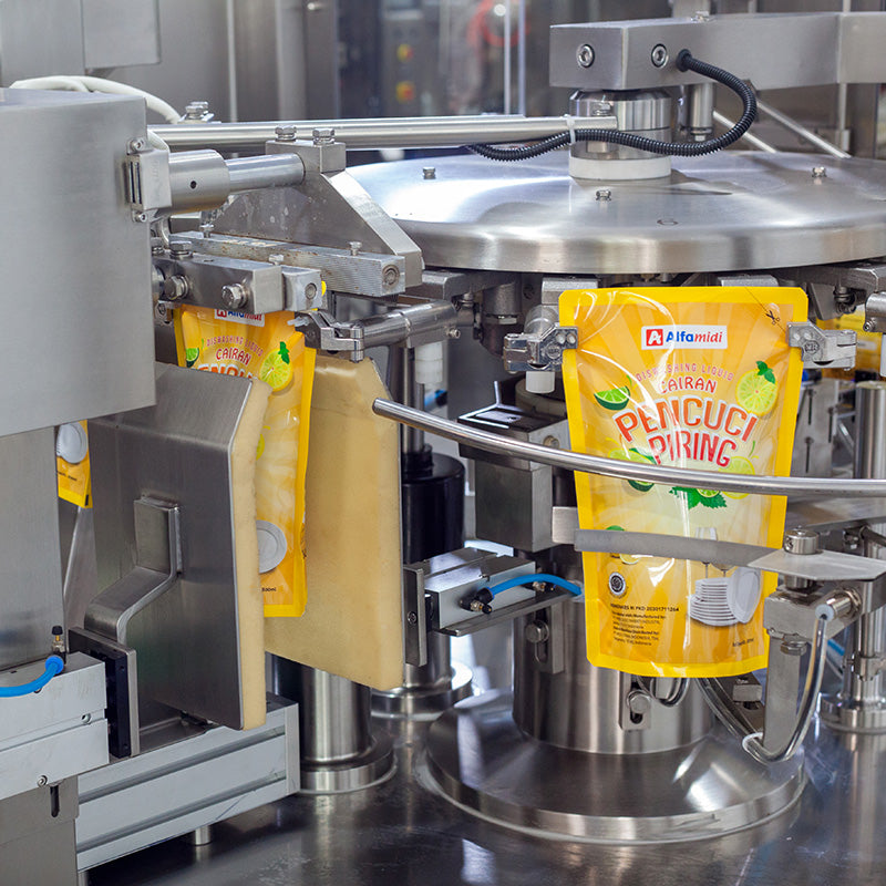 Automated Alcohol Hand Sanitizer Premade Pouch Fill And Seal Machine