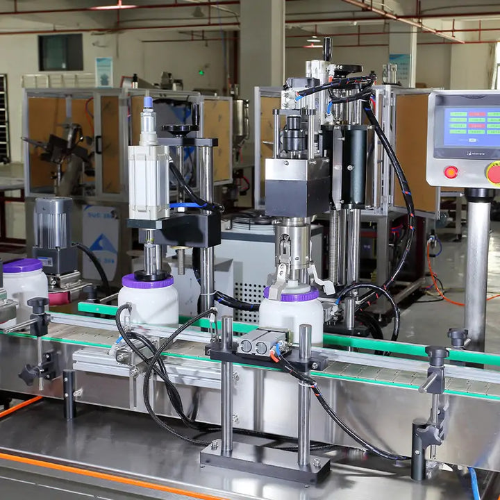 Automatic Powder Bottle Filling Line For Nutrition Powder Collagen Powder Milk Powder