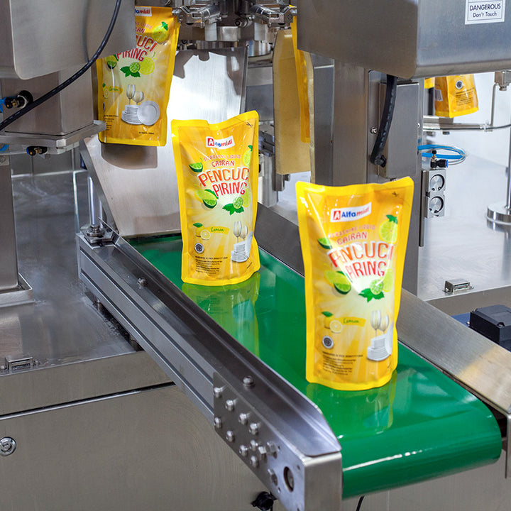 Automated Alcohol Hand Sanitizer Premade Pouch Fill And Seal Machine